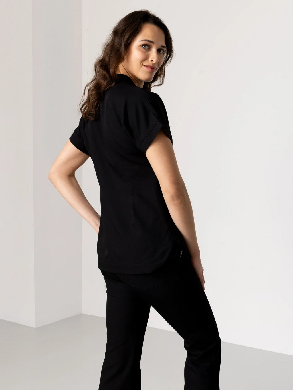 Bluza medyczna damska - MILA czarna