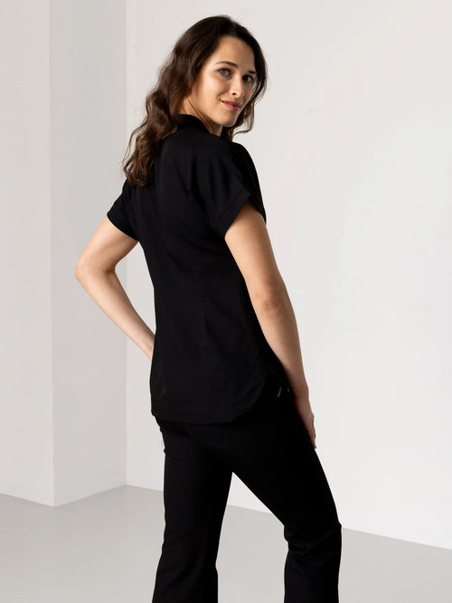 Bluza medyczna damska - MILA czarna