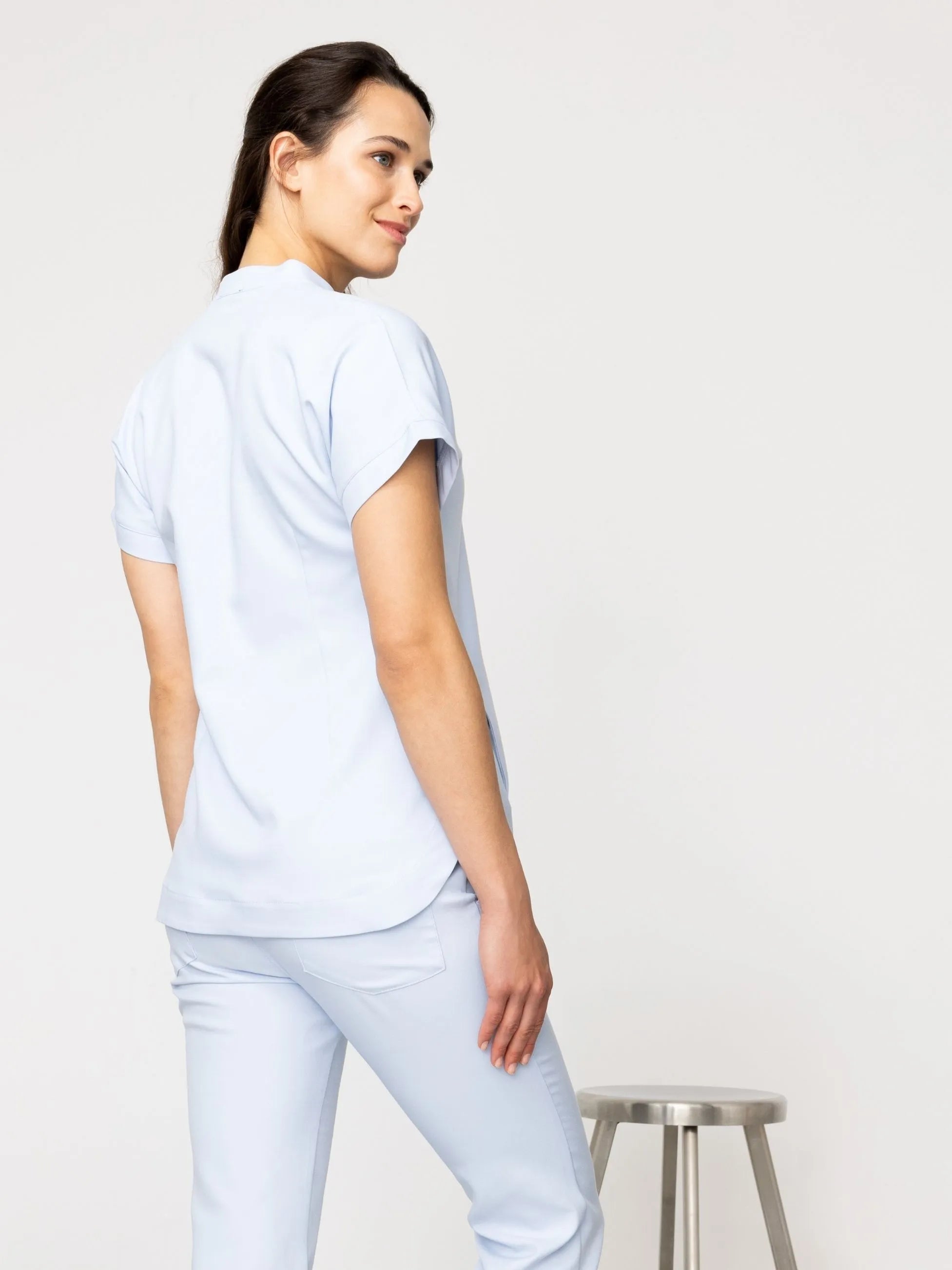 Bluza medyczna damska - MILA sky blue