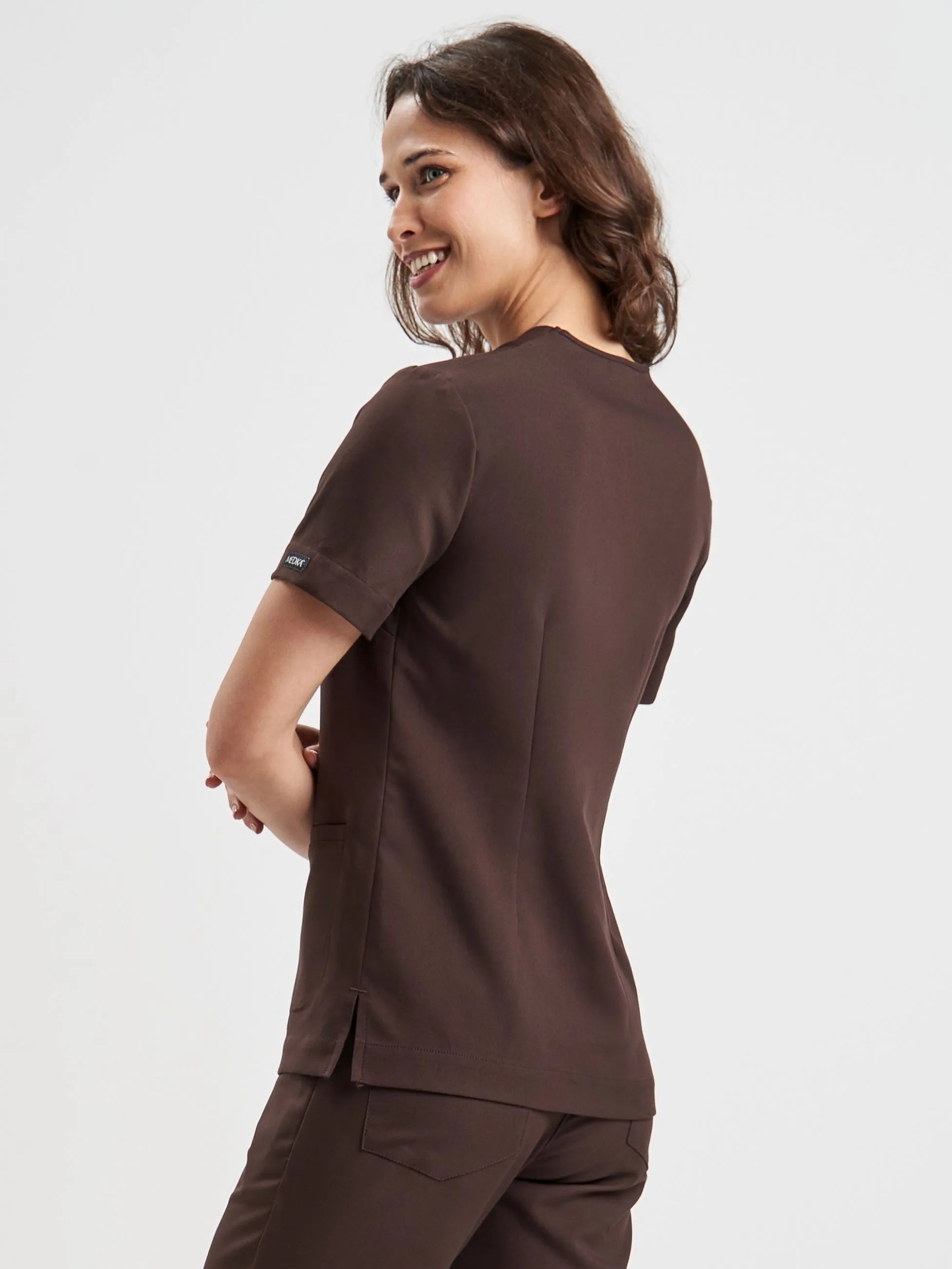 Bluza medyczna damska - MOXI espresso