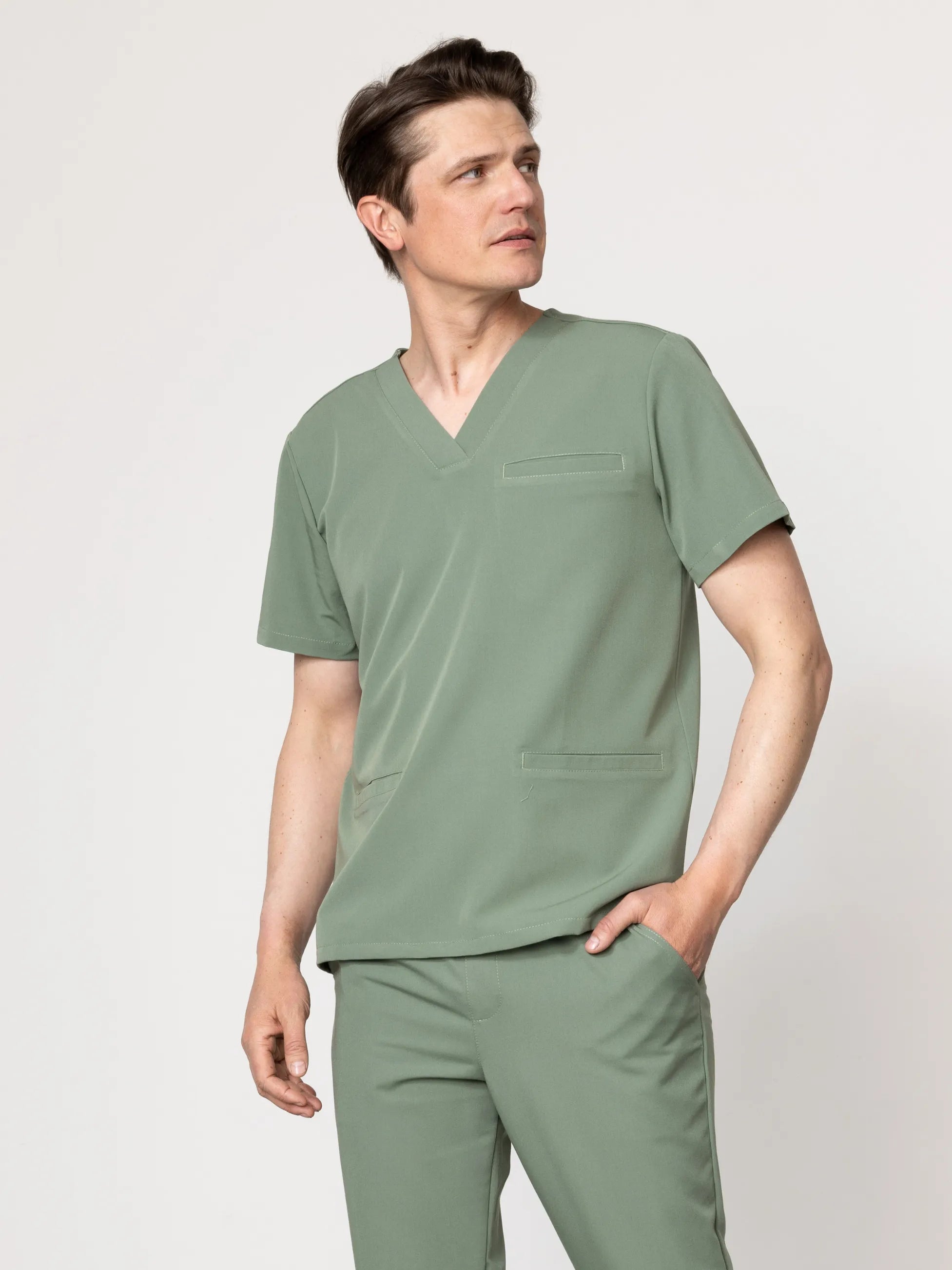 Bluza medyczna męska - Fortis oliwkowy
