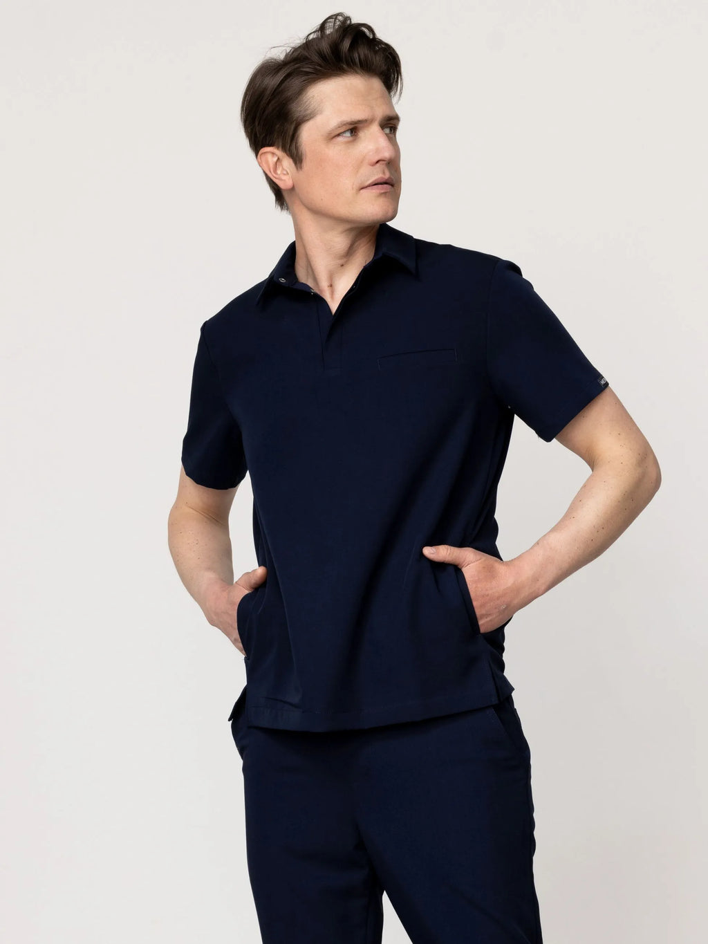 Bluza medyczna męska Polo navy blue