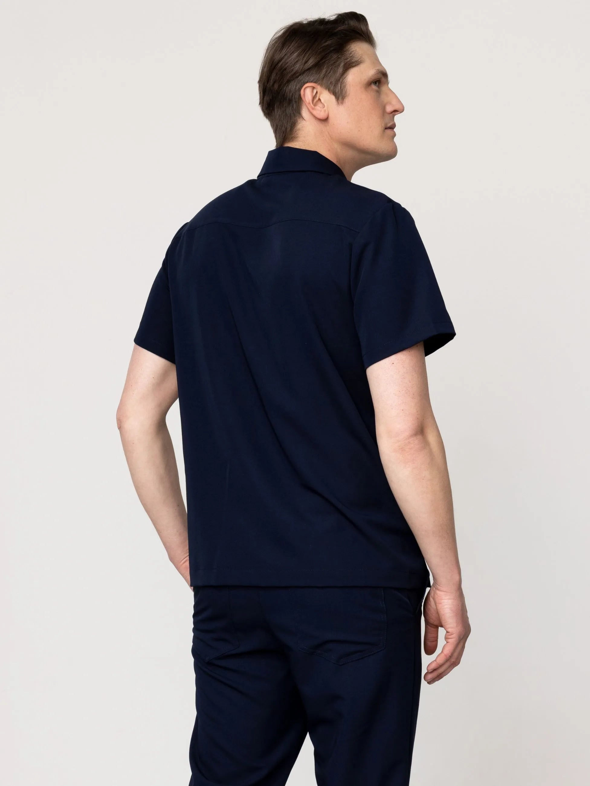 Bluza medyczna męska Polo navy blue