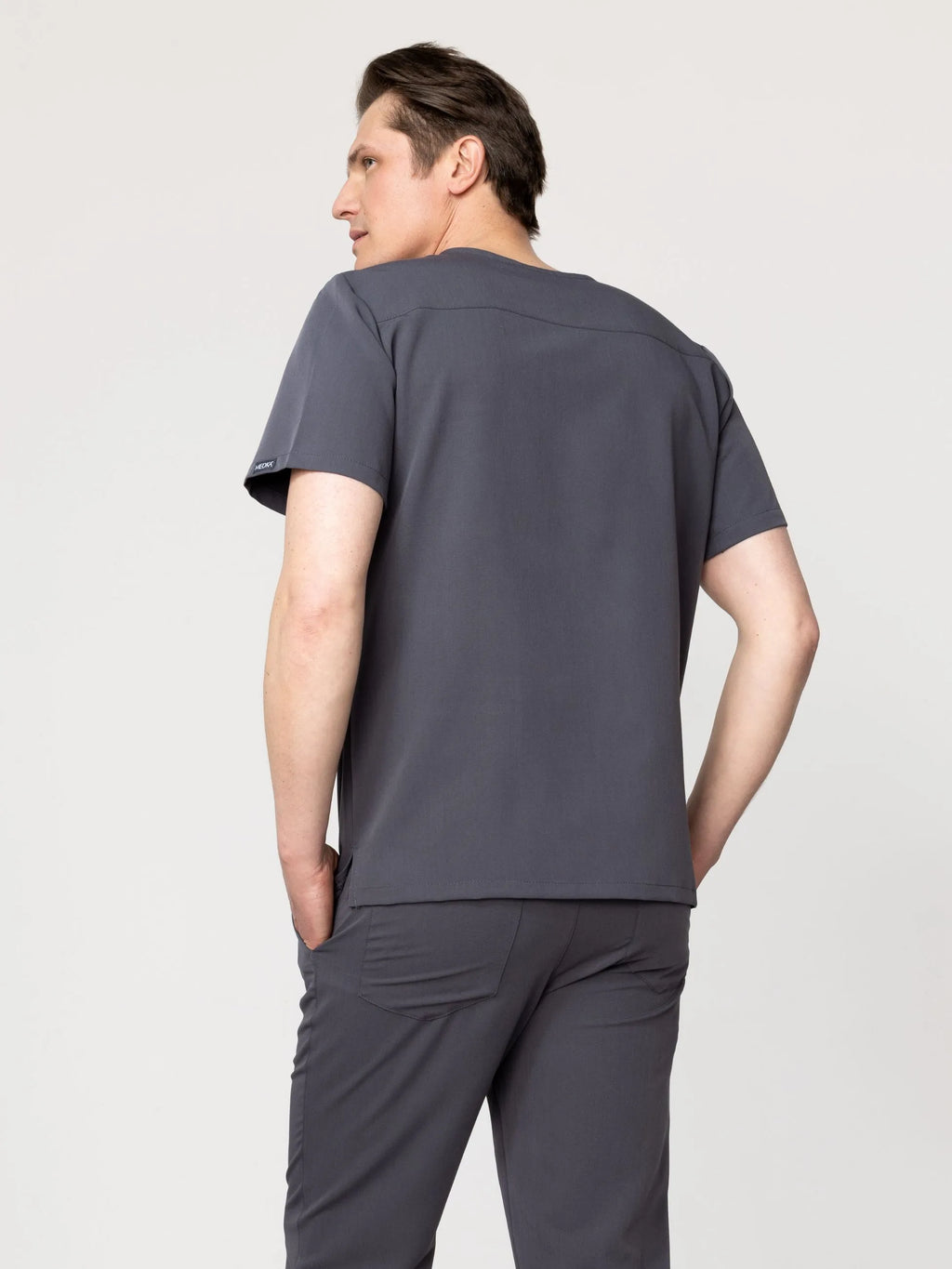 Bluza medyczna męska - Fortis stalowy