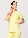 Bluza medyczna damska - MOXI butter yellow