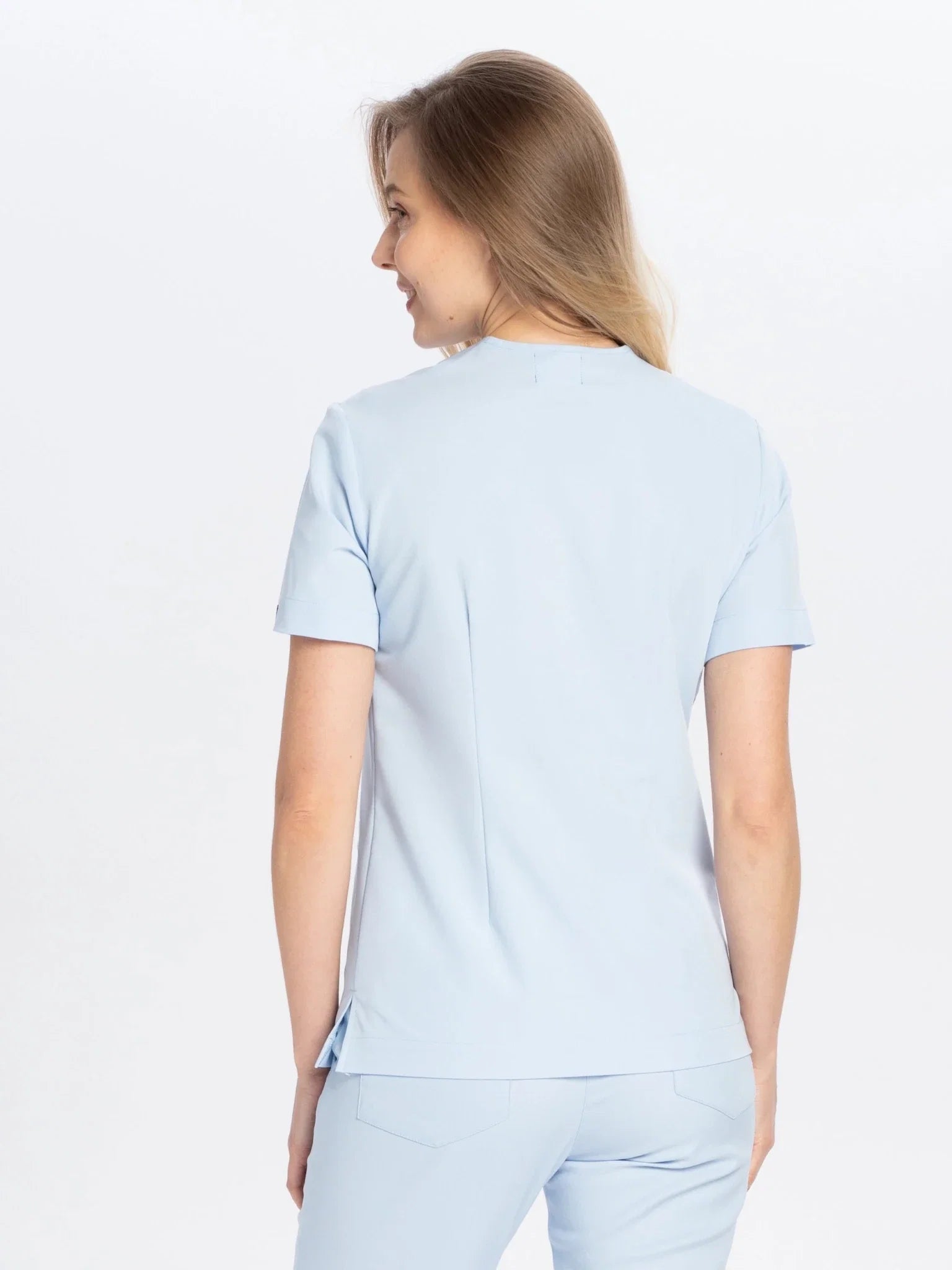 Bluza medyczna damska - MOXI sky blue