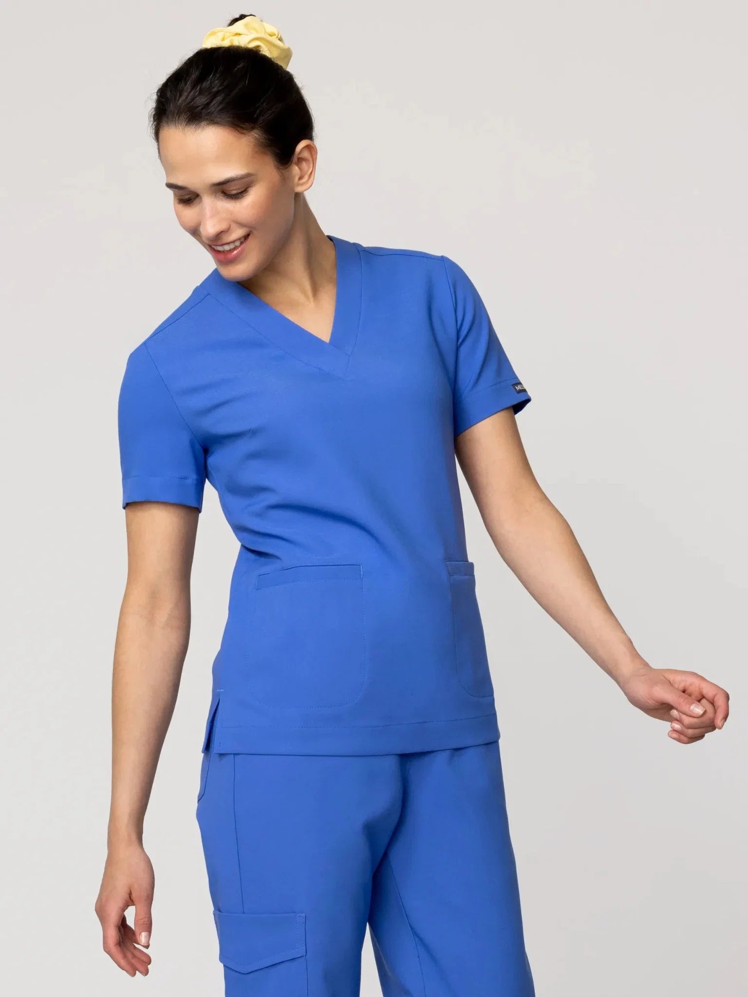 Bluza medyczna damska - MOXI vein blue