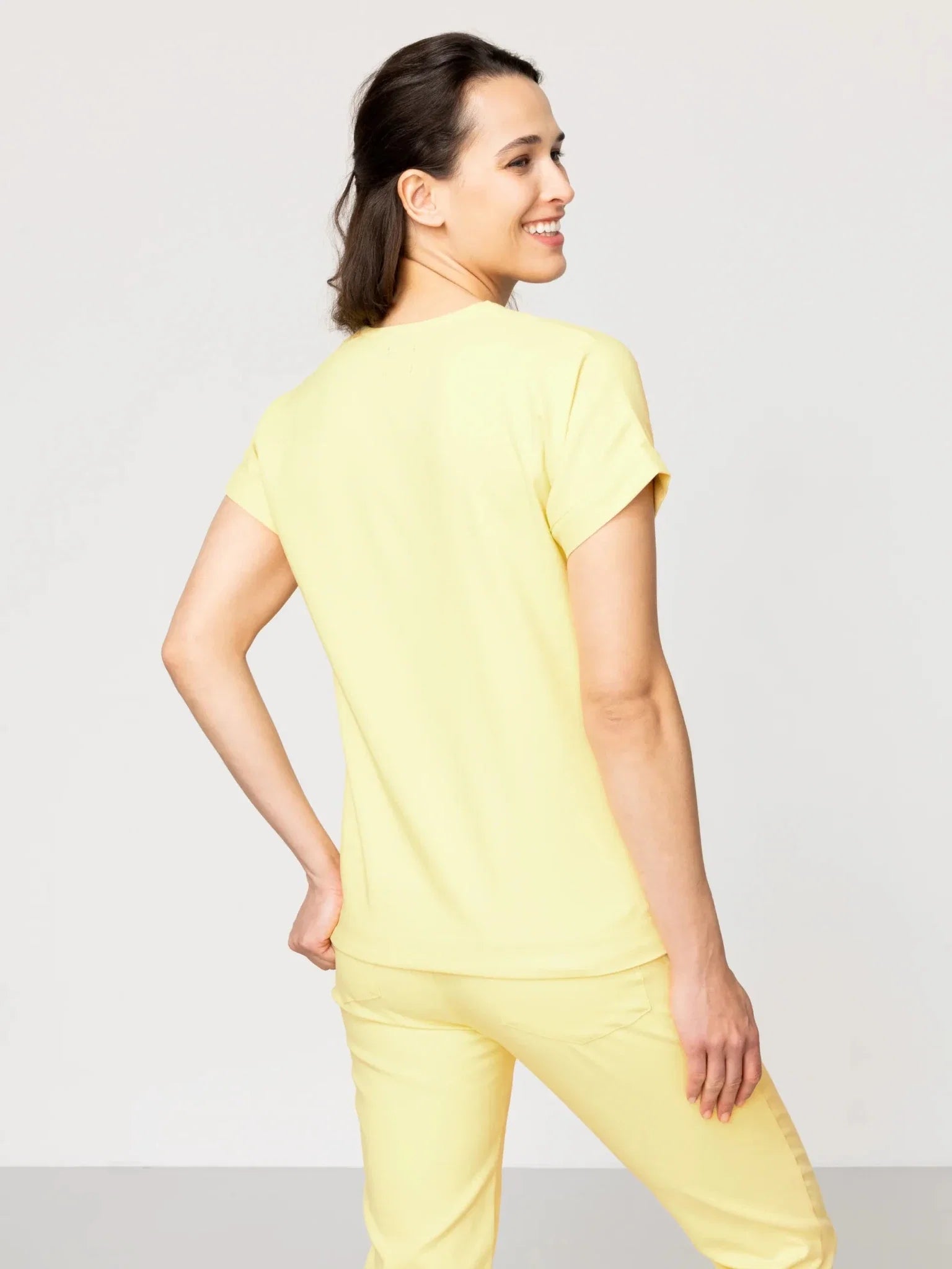 Bluza medyczna damska - WELT butter yellow