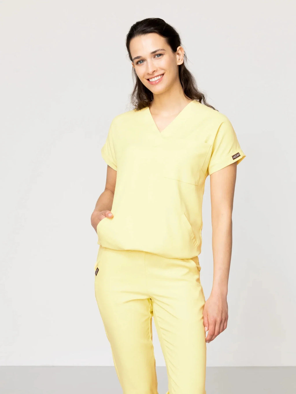 Bluza medyczna damska - WELT butter yellow