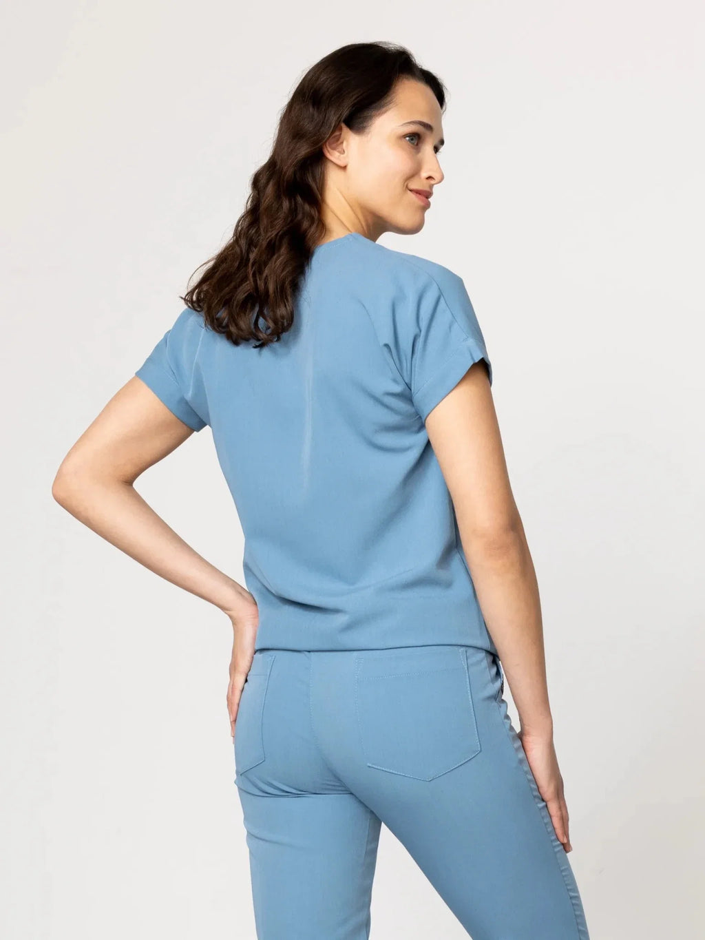 Bluza medyczna damska - WELT candy blue
