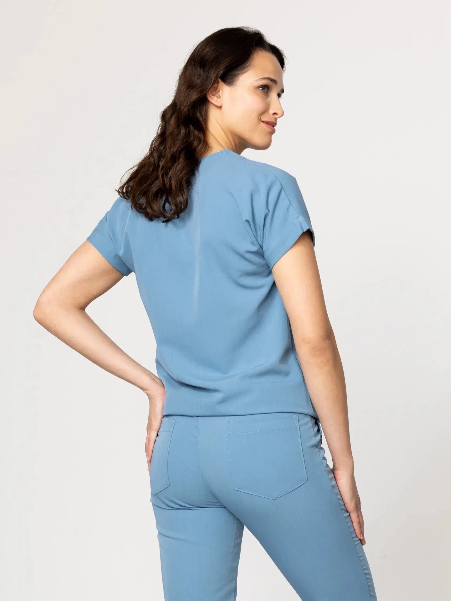 Bluza medyczna damska - WELT candy blue