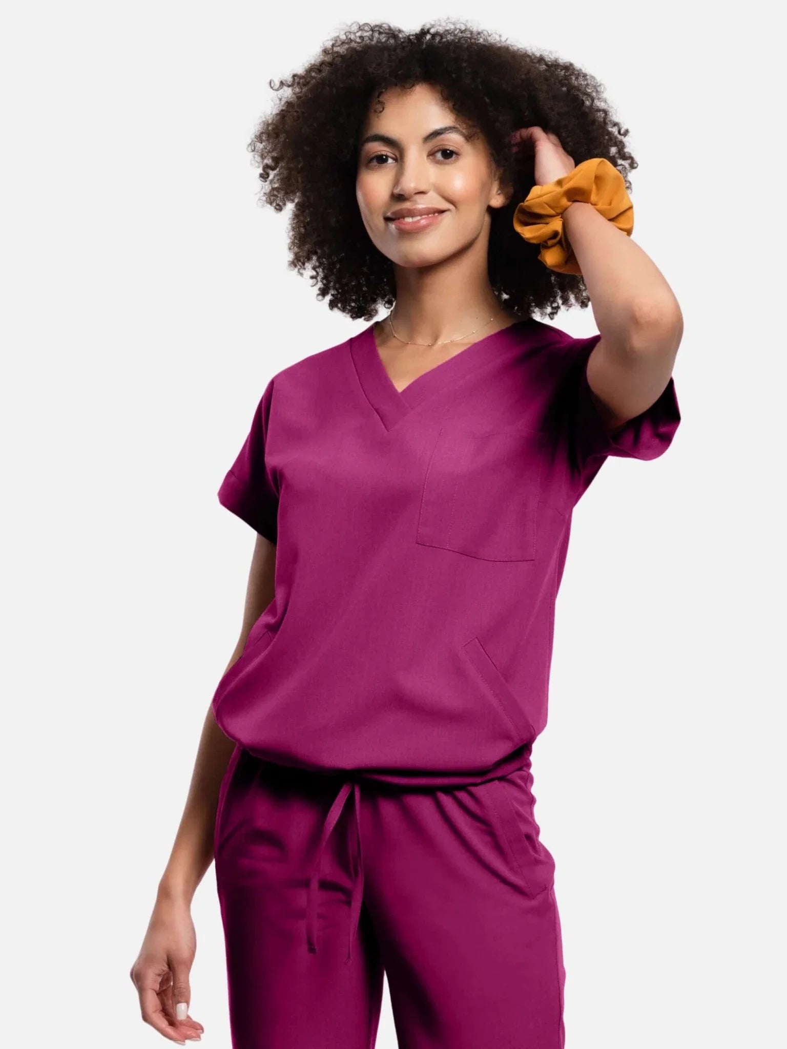 Bluza medyczna damska - WELT deep rose