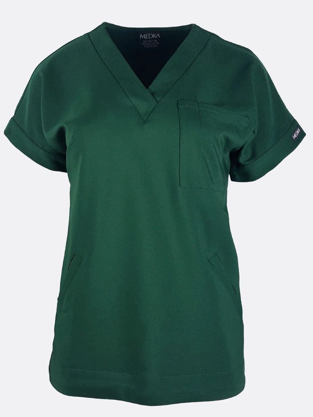 Bluza medyczna damska - WELT emerald green