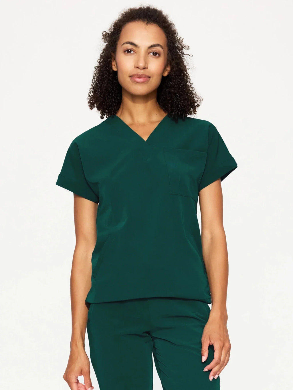 Bluza medyczna damska - WELT emerald green