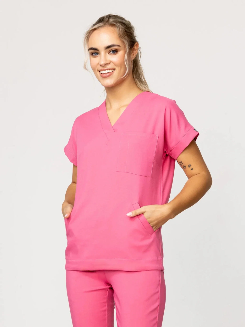 Bluza medyczna damska - WELT flamingo