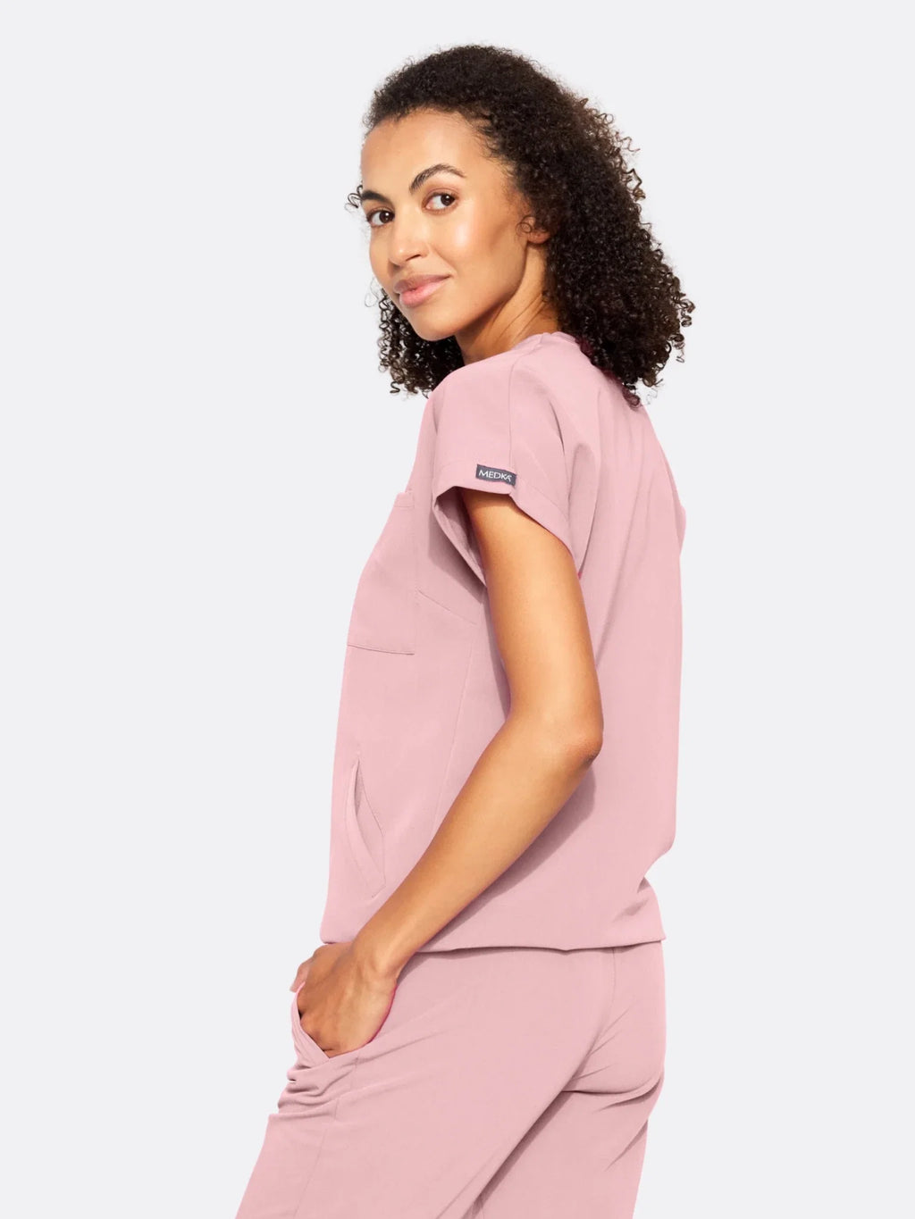 Bluza medyczna damska - WELT misty rose
