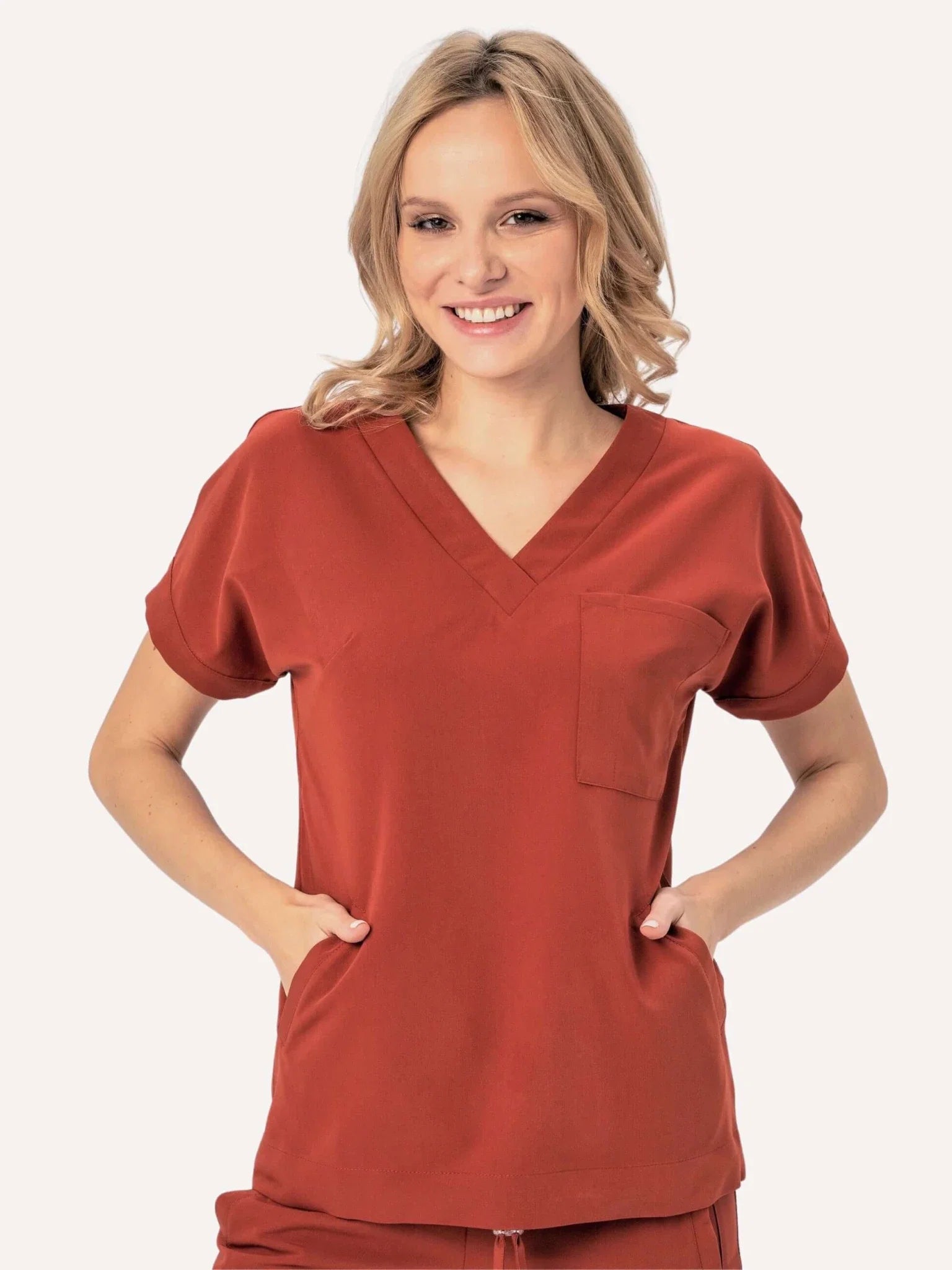 Bluza medyczna damska - WELT Red Fox