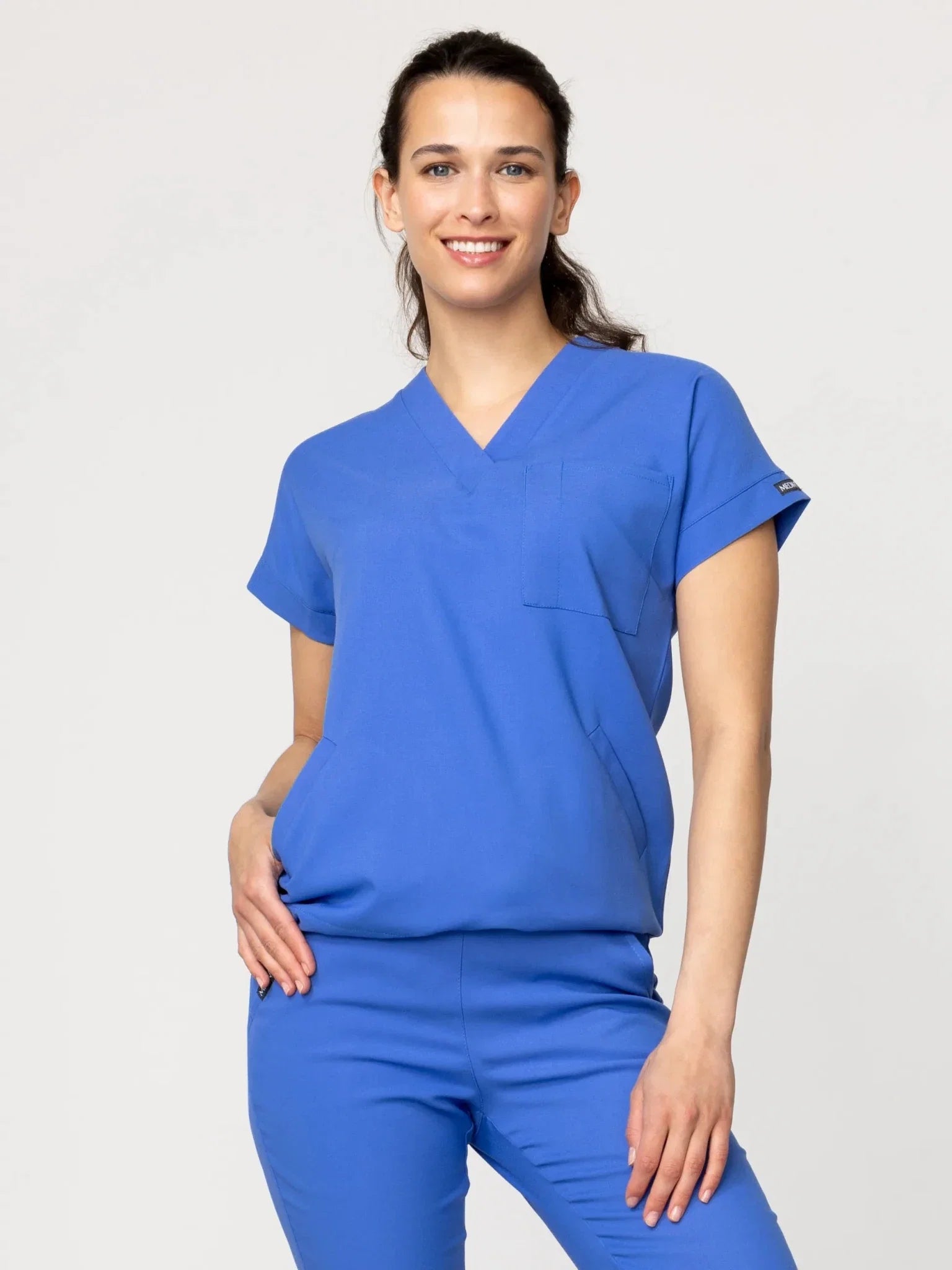 Bluza medyczna damska - WELT vein blue