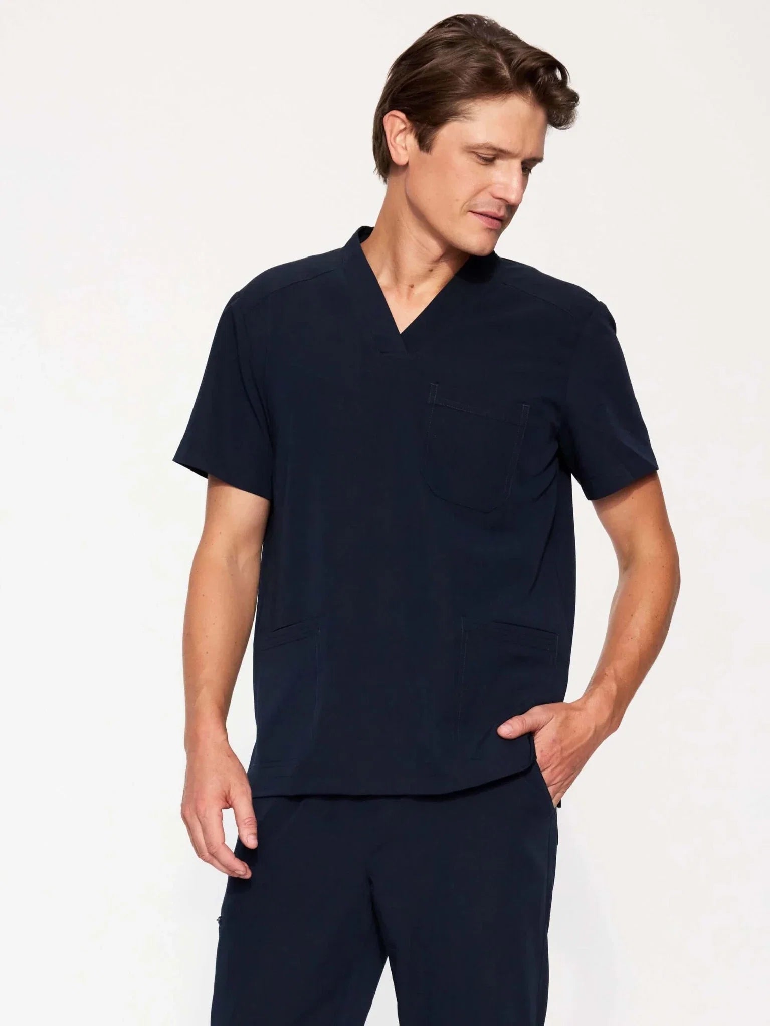 Bluza medyczna męska - AXIS navy blue