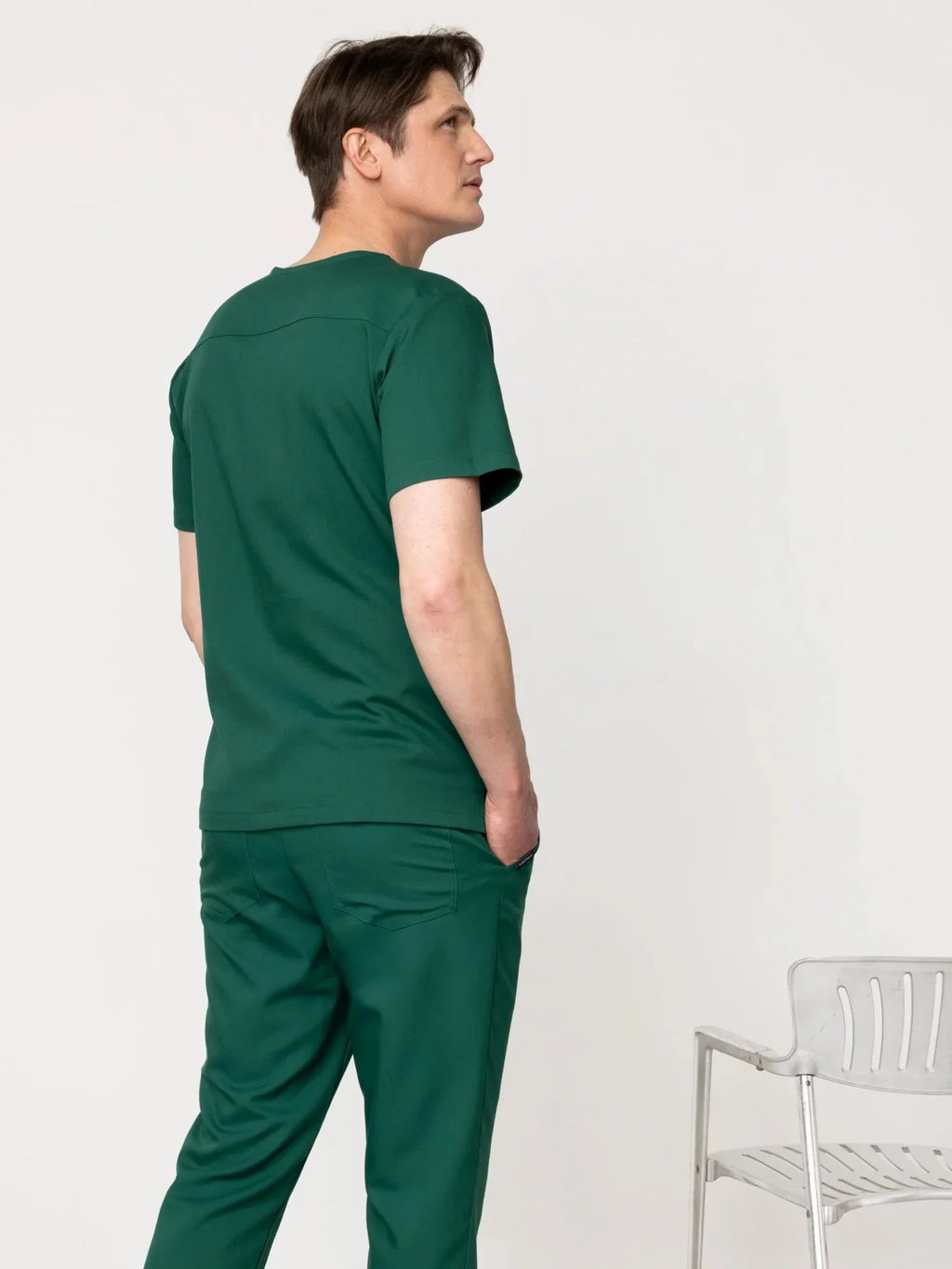 Bluza medyczna męska - Fortis emerald green