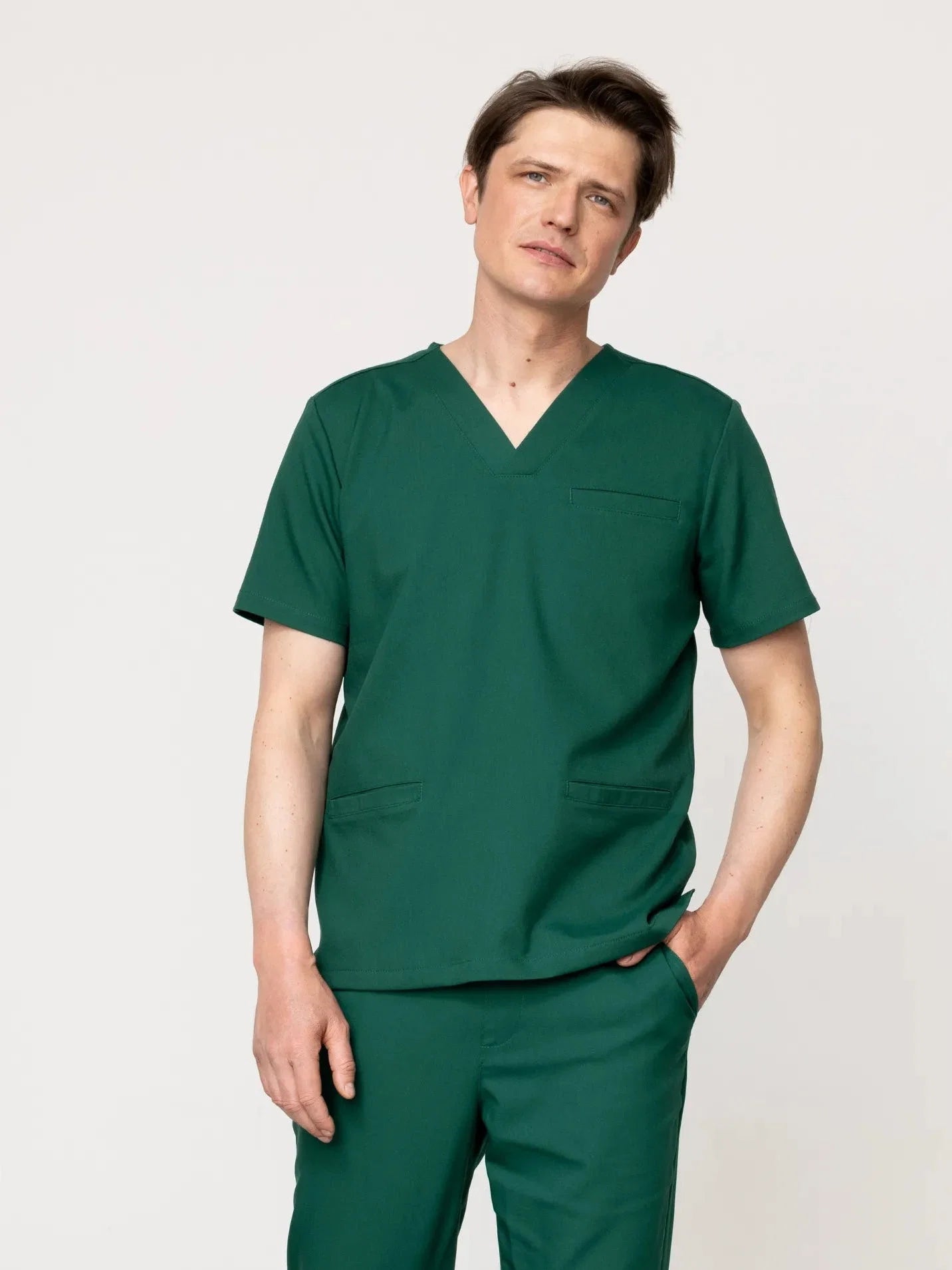 Bluza medyczna męska - Fortis emerald green