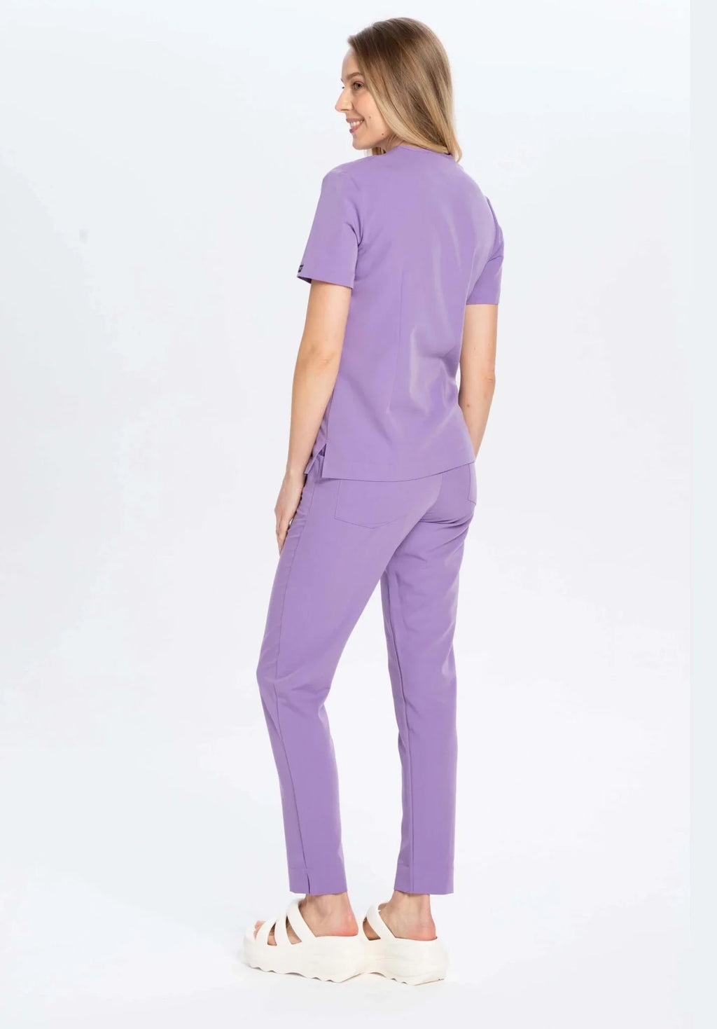 Komplet medyczny damski amethyst - bluza Moxi i spodnie Nessa OUTLET