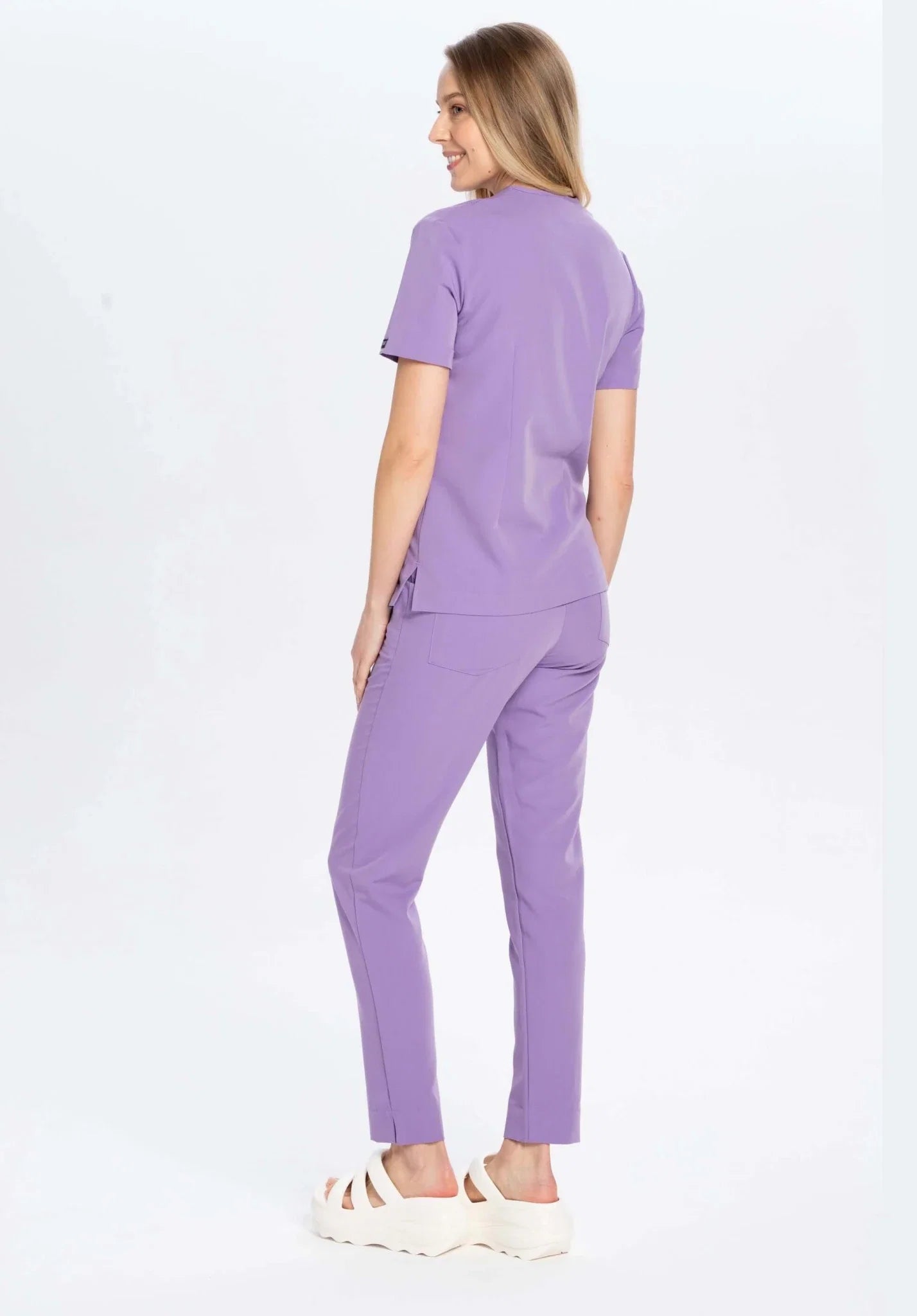 Komplet medyczny damski amethyst - bluza Moxi i spodnie Nessa OUTLET