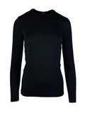 Koszulka medyczna damska Longsleeve czarny