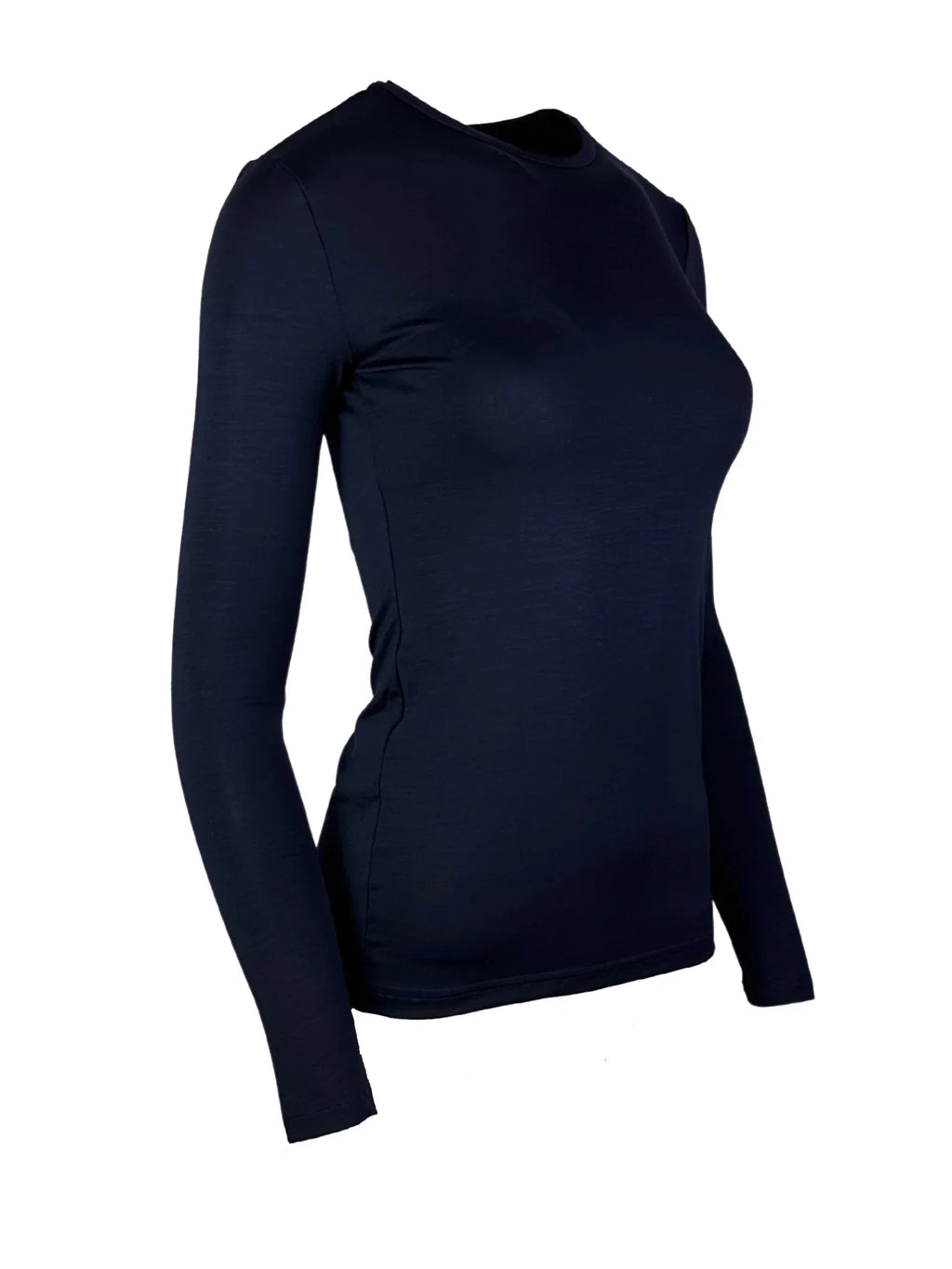 Koszulka medyczna damska Longsleeve navy blue