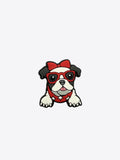 Przypinka do crocs¨®w dog in red
