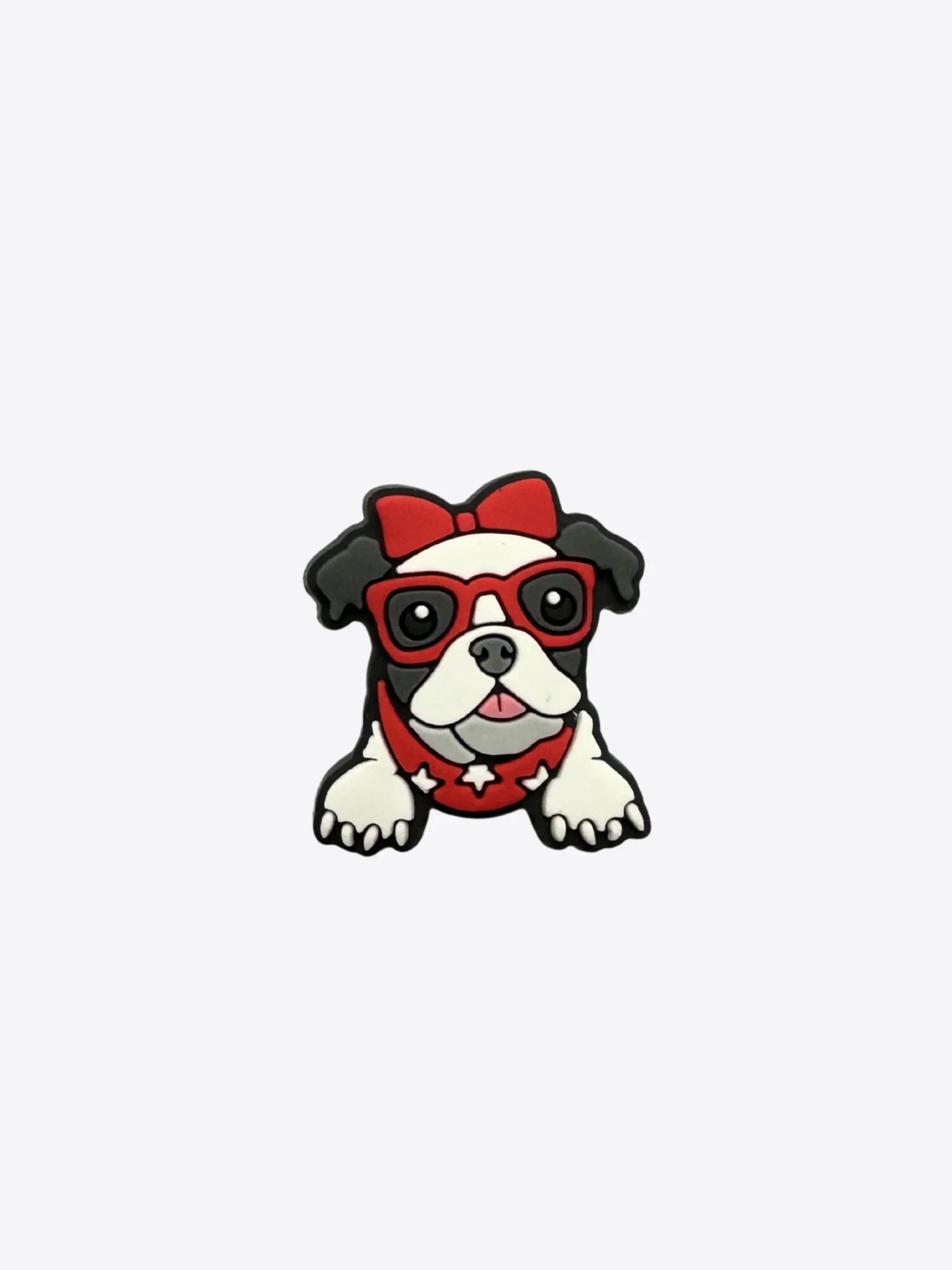 Przypinka do crocs¨®w dog in red