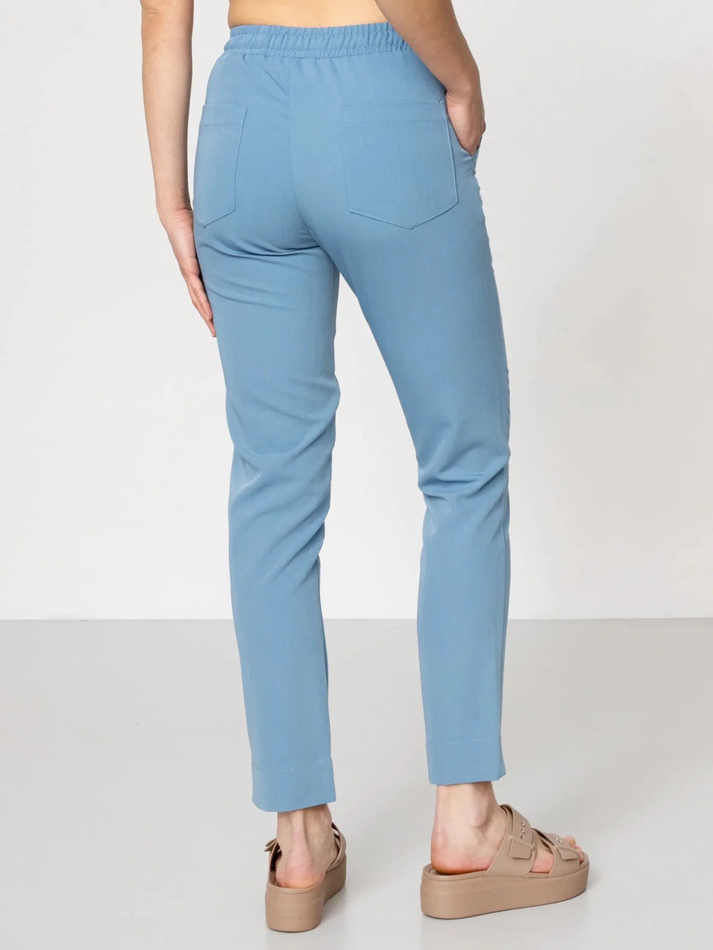 Spodnie medyczne damskie - NESSA candy blue