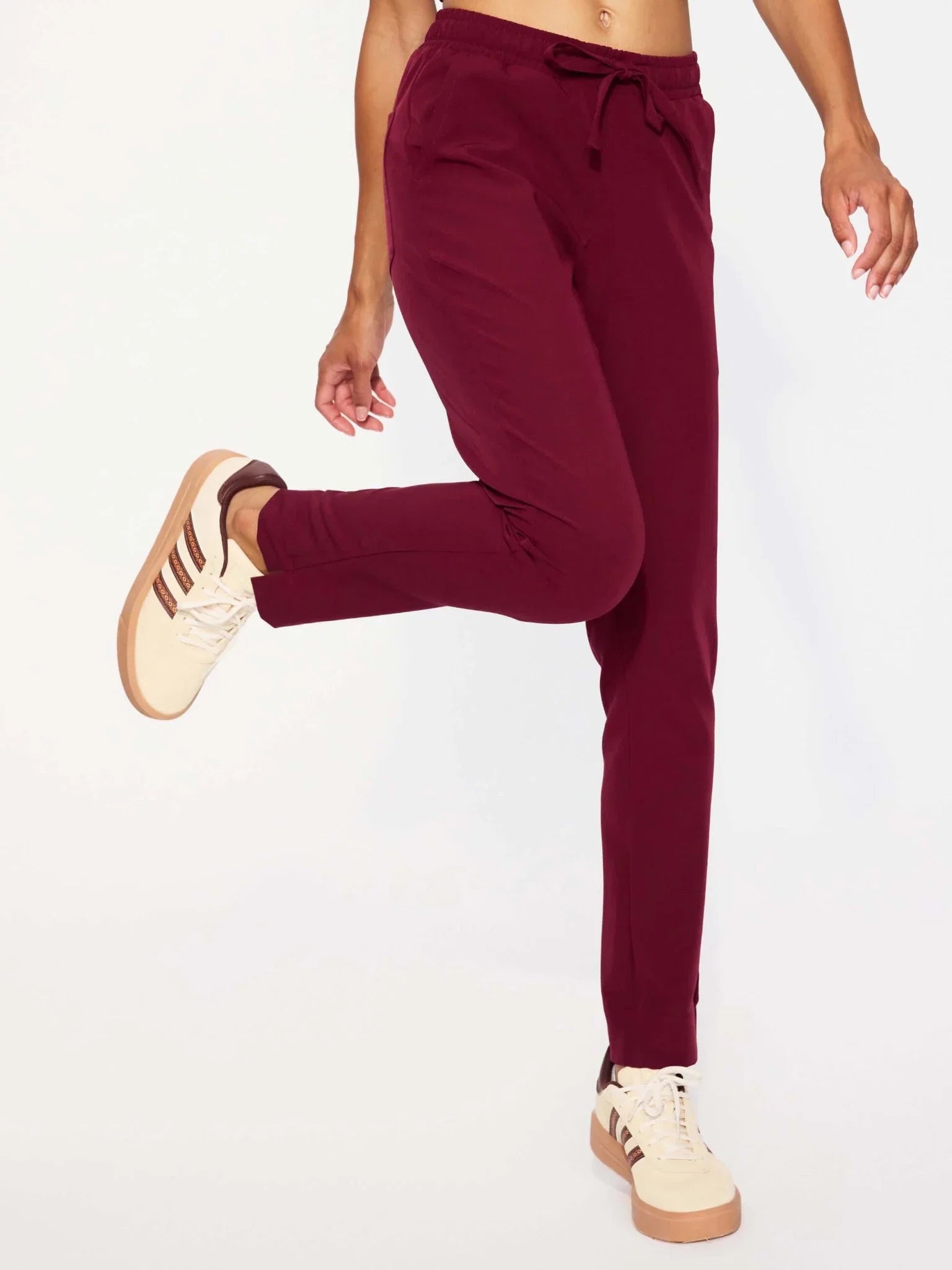 Spodnie medyczne damskie - NESSA cherry smoke