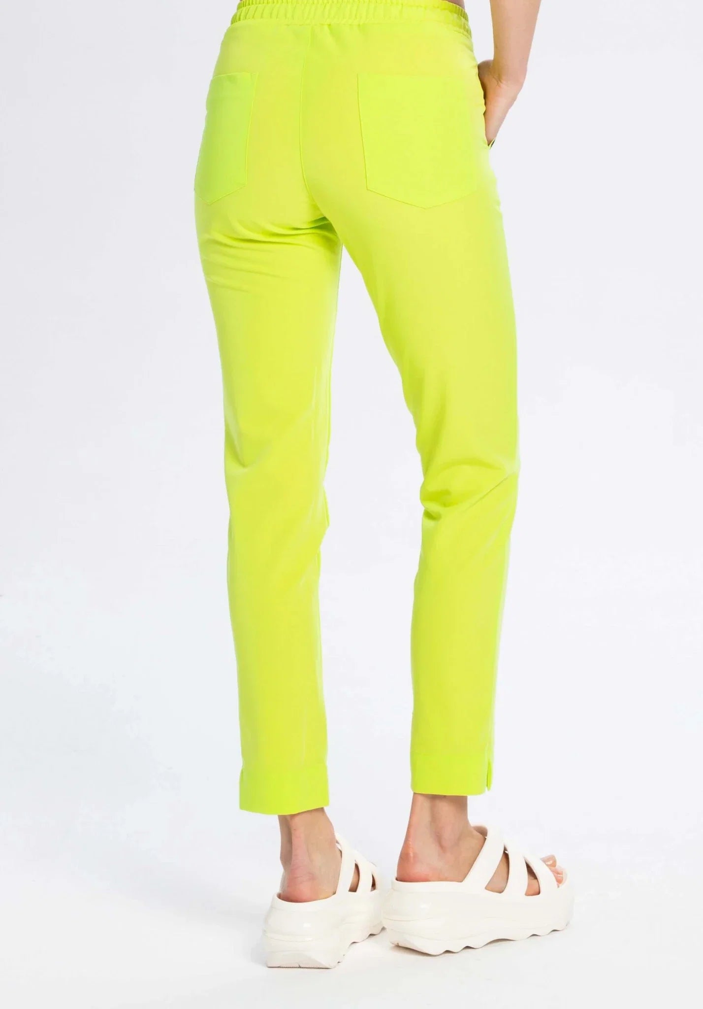 Spodnie medyczne damskie - NESSA limonka OUTLET