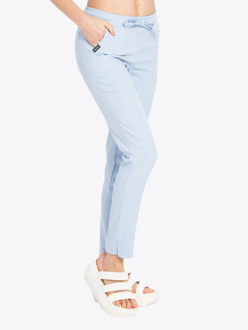 Spodnie medyczne damskie - NESSA sky blue