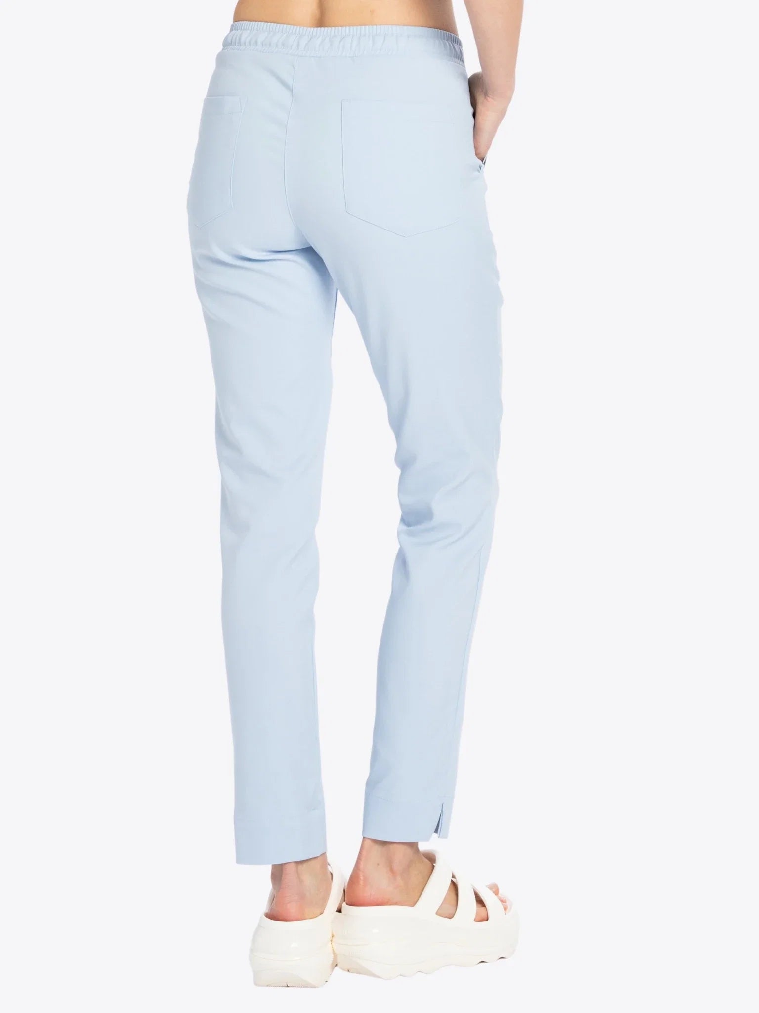 Spodnie medyczne damskie - NESSA sky blue