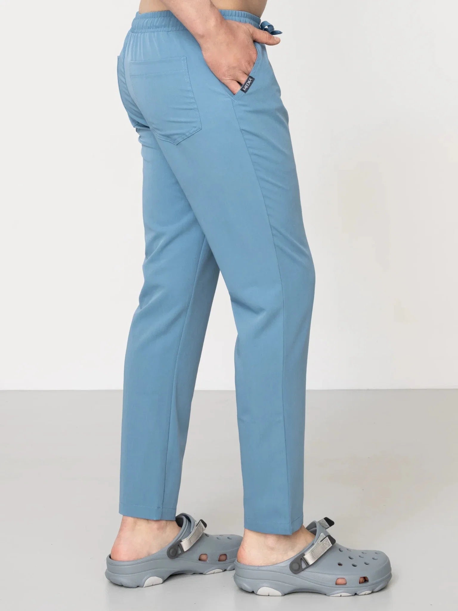 Spodnie medyczne męskie- MARGO candy blue