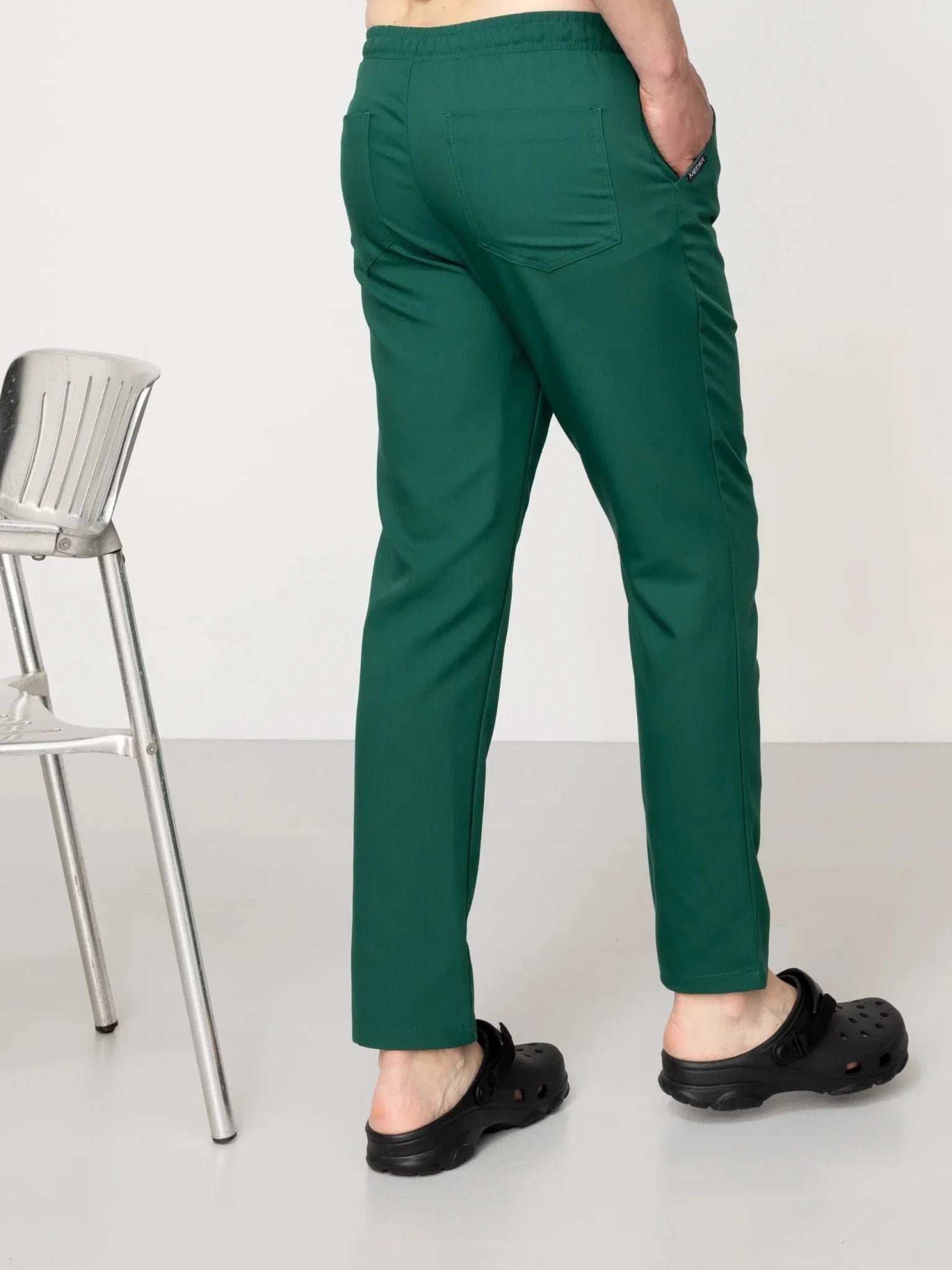 Spodnie medyczne męskie- MARGO emerald green